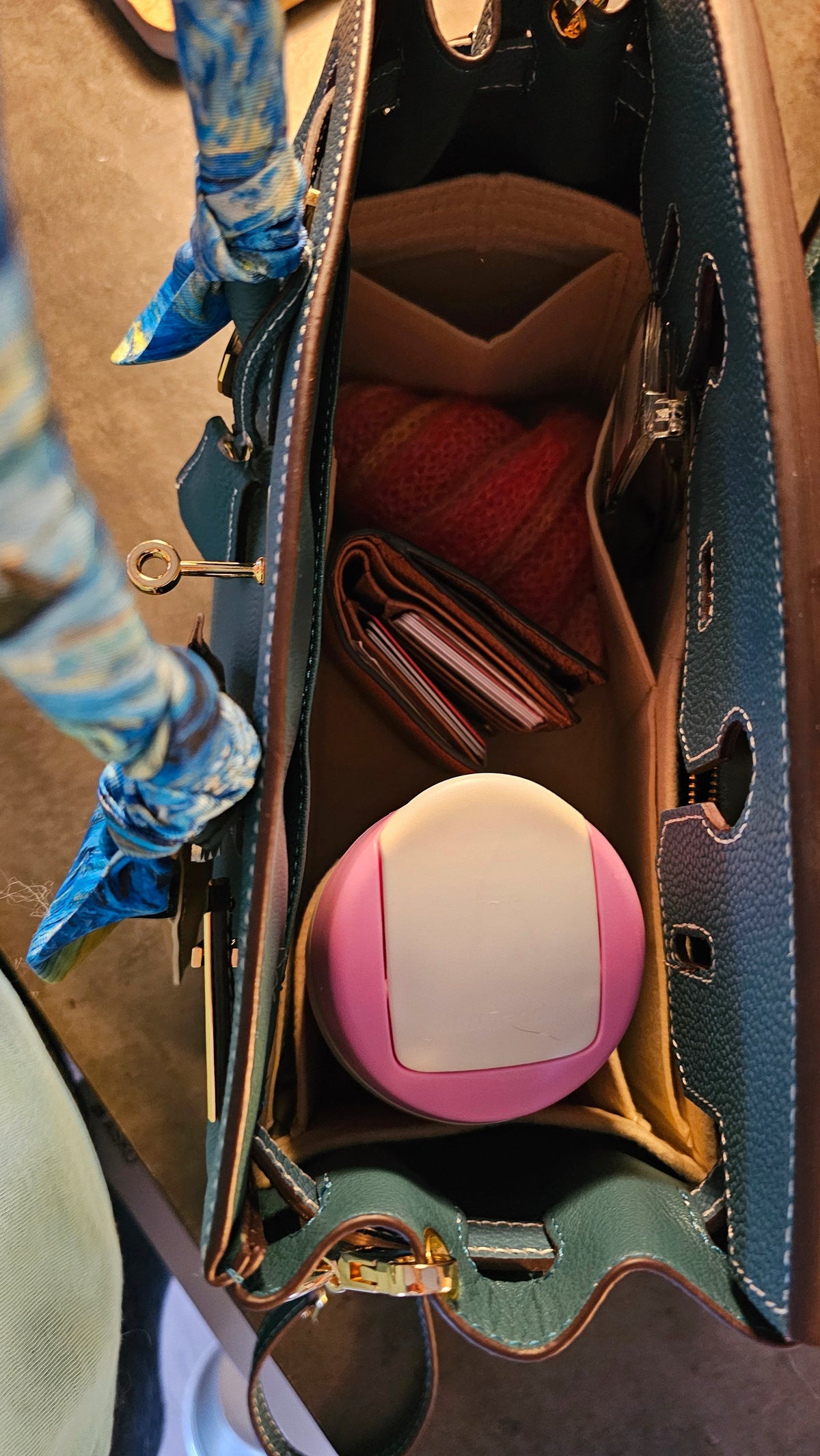 Organizere tilpasset Hermès Birkin