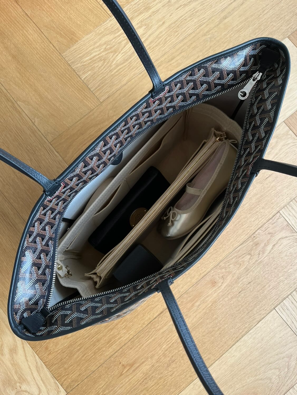 Organizer tilpasset Goyard St. Louis GM