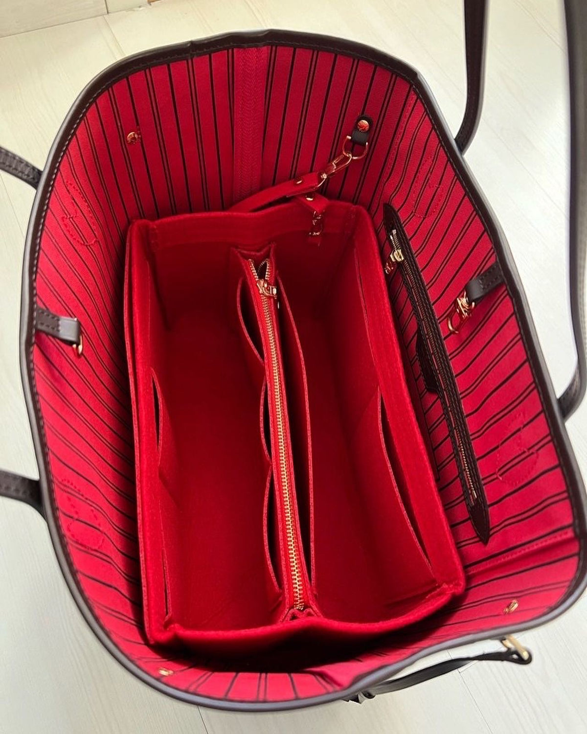 Organizere tilpasset Louis Vuitton Neverfull