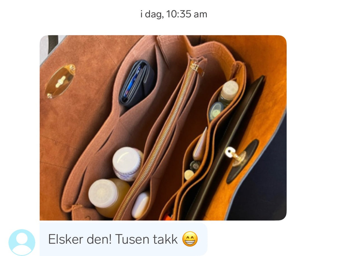 Organizer tilpasset Mulberry Bayswater Tote