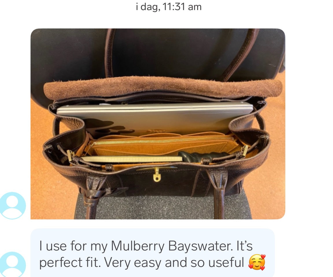 Organizere tilpasset Mulberry Bayswater