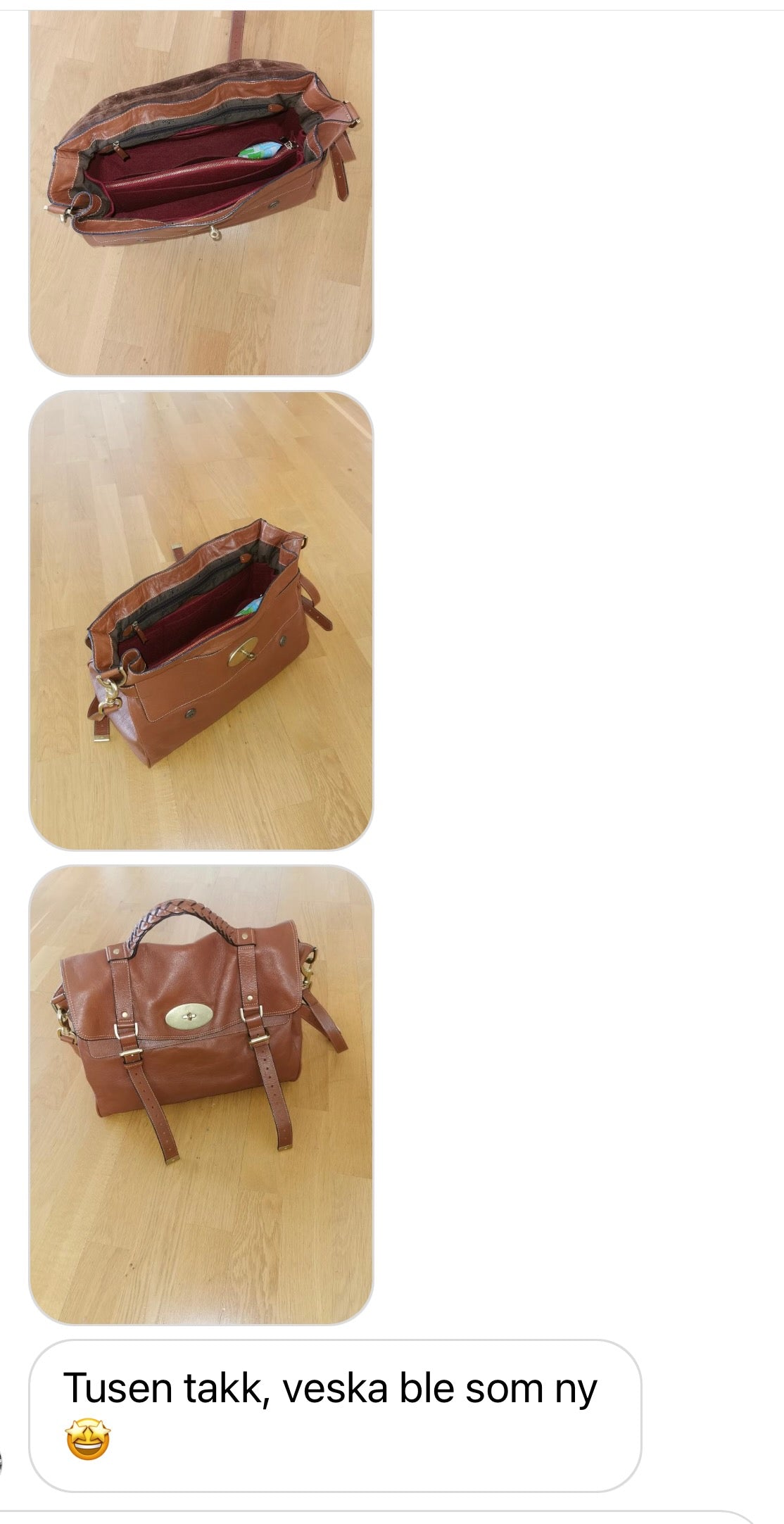 Organizer tilpasset Mulberry Alexa Oversized