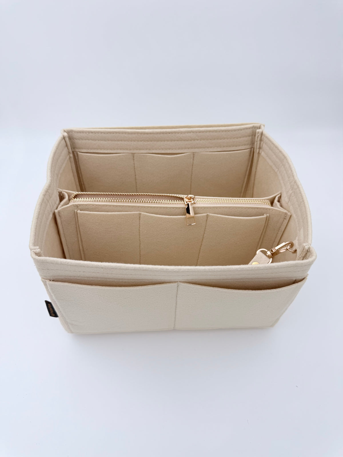 Organizer med uttagbar midtdel tilpasset Louis Vuitton Noé GM