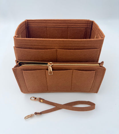 Organizer med uttagbar midtdel tilpasset Louis Vuitton Noé GM