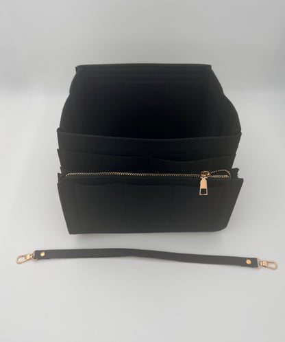 Organizer med uttagbar midtdel tilpasset Louis Vuitton Noé GM
