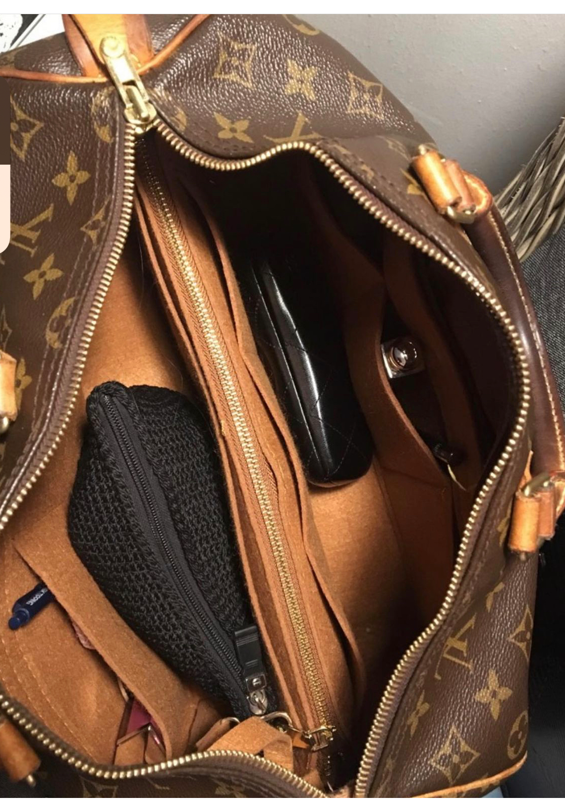 Organizere tilpasset Louis Vuitton Speedy