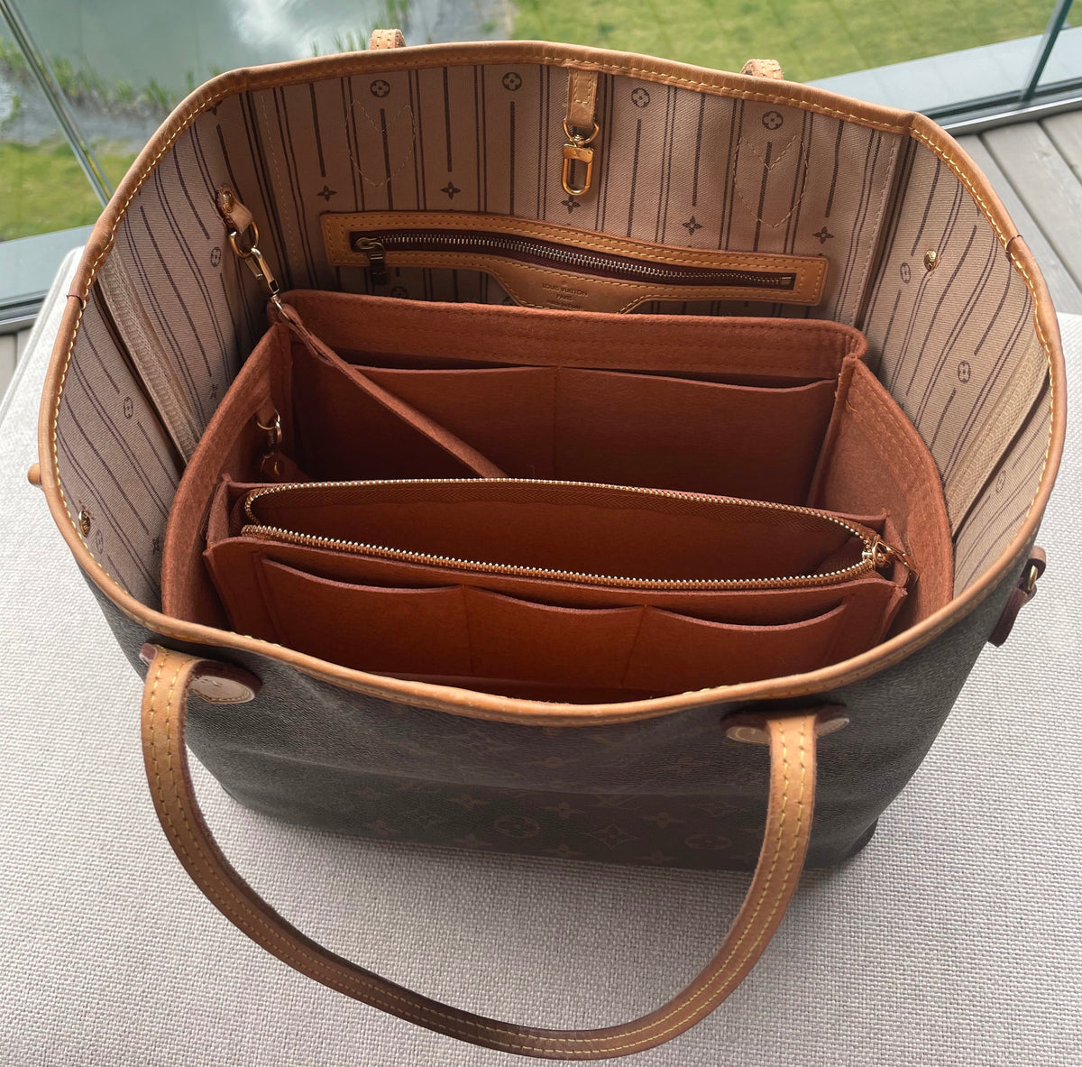 Organizere tilpasset Louis Vuitton Neverfull